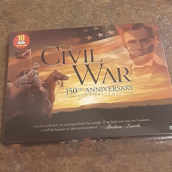 The Civil War 150th Anniversary Collector's Edition 10-Disc DVD Set - Brand New/ - Picture 1 of 5
